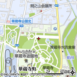 華蔵寺公園周辺の地図