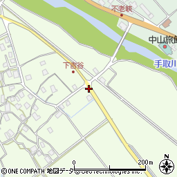 石川県白山市下吉谷町甲周辺の地図