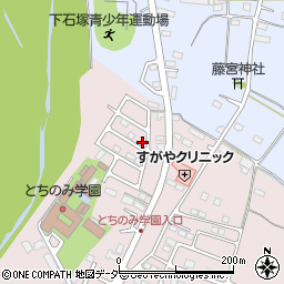 栃木県佐野市小中町1255-80周辺の地図