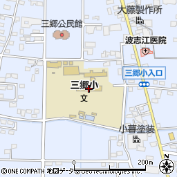 伊勢崎市立三郷小学校周辺の地図
