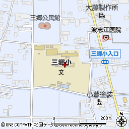 市立三郷小学校周辺の地図