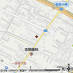 茨城県水戸市元吉田町1454-2周辺の地図
