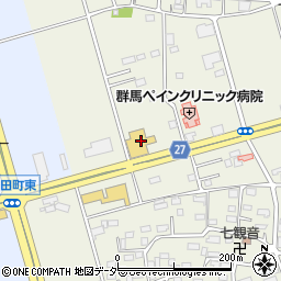 日産レンタカー高崎インター店周辺の地図