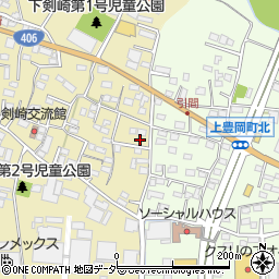 群馬県高崎市剣崎町1023周辺の地図