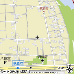 群馬県高崎市萩原町1196周辺の地図