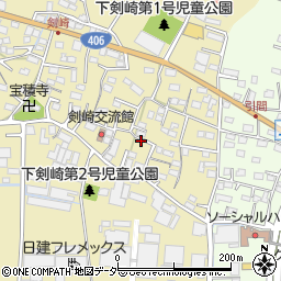 群馬県高崎市剣崎町1002-3周辺の地図