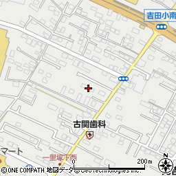 茨城県水戸市元吉田町1454-4周辺の地図
