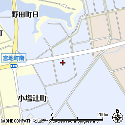 石川県加賀市野田町ハ周辺の地図