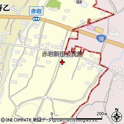 赤岩新田公民館周辺の地図
