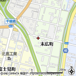 栃木県足利市末広町48周辺の地図
