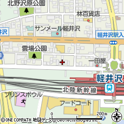 軽井沢エス・ケイ開発周辺の地図