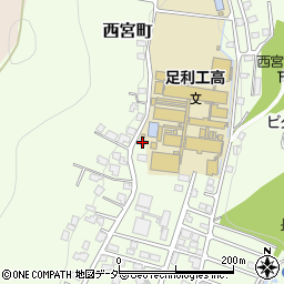 栃木県足利市西宮町2917周辺の地図