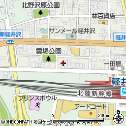 長野県北佐久郡軽井沢町軽井沢東204周辺の地図