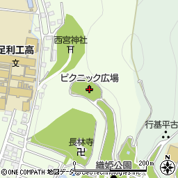 織姫公園もみじ谷周辺の地図