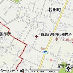 群馬県高崎市若田町31-1周辺の地図