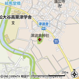 津波倉神社周辺の地図