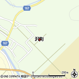 石川県小松市沢町周辺の地図