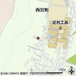 栃木県足利市西宮町3793-11周辺の地図