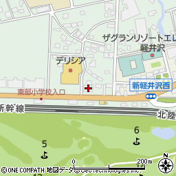 軽井沢書店周辺の地図