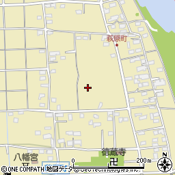 群馬県高崎市萩原町周辺の地図