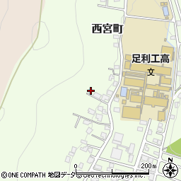 栃木県足利市西宮町3793-12周辺の地図