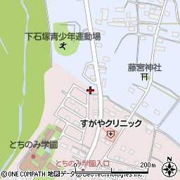 栃木県佐野市小中町1255-59周辺の地図