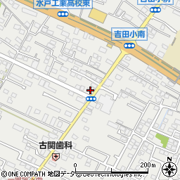 茨城県水戸市元吉田町1446周辺の地図