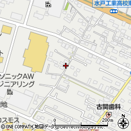 茨城県水戸市元吉田町1300-8周辺の地図