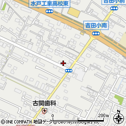 茨城県水戸市元吉田町1447-11周辺の地図