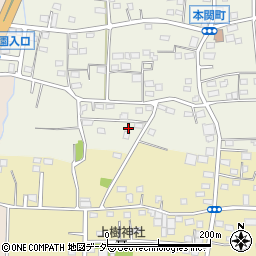 群馬県伊勢崎市本関町1039周辺の地図