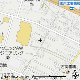 茨城県水戸市元吉田町1300-11周辺の地図