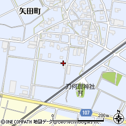 石川県小松市矢田町タ周辺の地図
