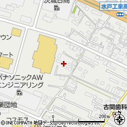 茨城県水戸市元吉田町1300-10周辺の地図