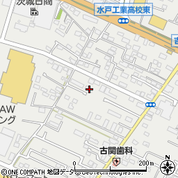 茨城県水戸市元吉田町1452-2周辺の地図