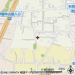 群馬県伊勢崎市本関町1043周辺の地図