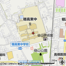 市立穂高東中学校周辺の地図