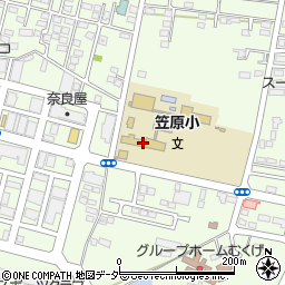 水戸市立笠原小学校周辺の地図