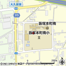 太田市立　藪塚本町南小学校ことばの教室周辺の地図
