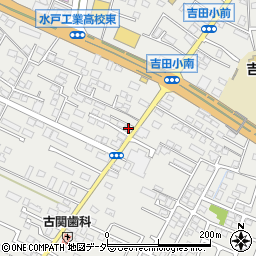 茨城県水戸市元吉田町1445-6周辺の地図