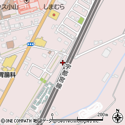 栃木県小山市喜沢625周辺の地図