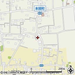 群馬県伊勢崎市本関町1080周辺の地図