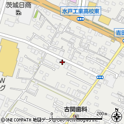 茨城県水戸市元吉田町1449周辺の地図