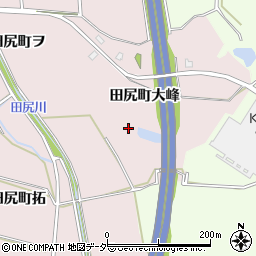 石川県加賀市田尻町（カ）周辺の地図