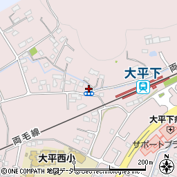 第七自治会公民館周辺の地図