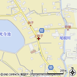 上鈴子周辺の地図