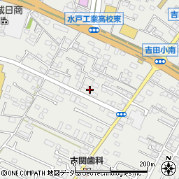 茨城県水戸市元吉田町1447周辺の地図