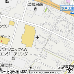茨城県水戸市元吉田町1300-7周辺の地図