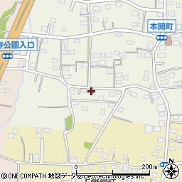 群馬県伊勢崎市本関町1034周辺の地図