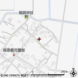 茨城県筑西市森添島705周辺の地図