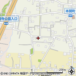 群馬県伊勢崎市本関町1033周辺の地図